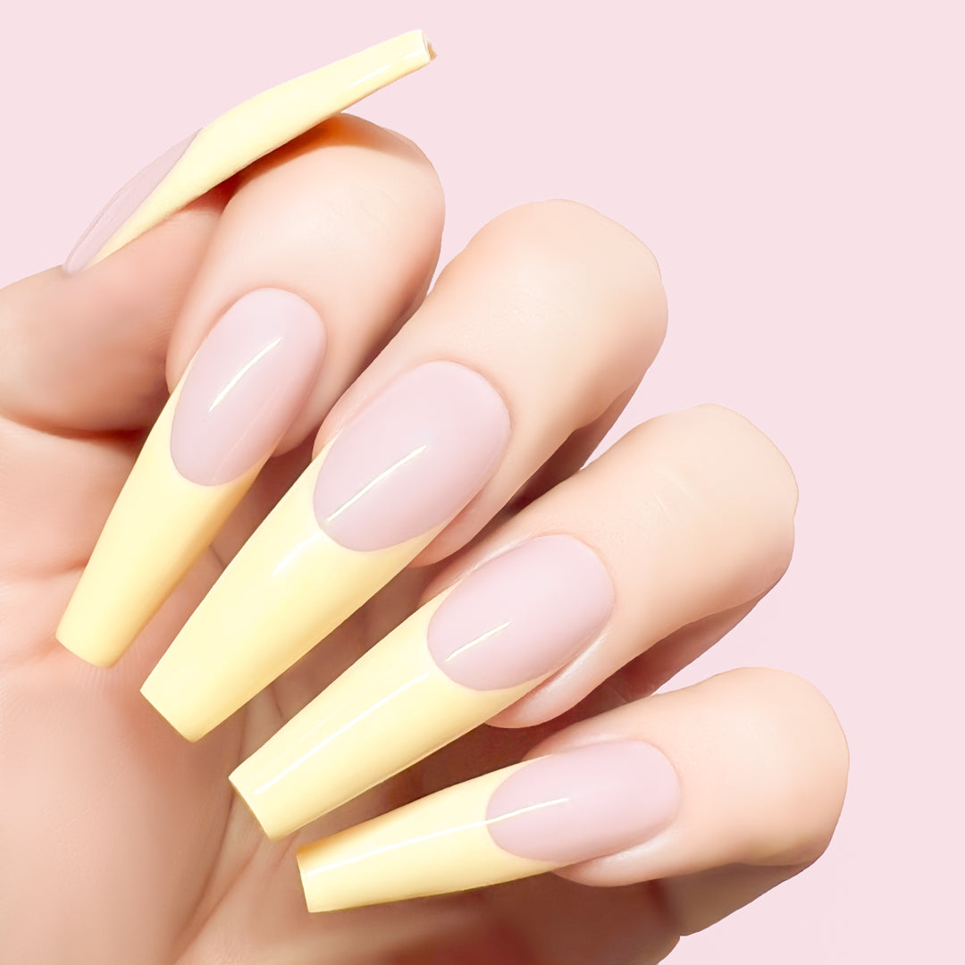 Starry of My Life gel art applied to nail extensions